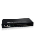 Networking and communication equipment 8 port gigabit switch 1000M fiber to rj45 converter fiber optic switch